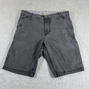Carbon 2 Cobalt Shorts Mens Size 30 Gray‎ Chino Flat Front Casual